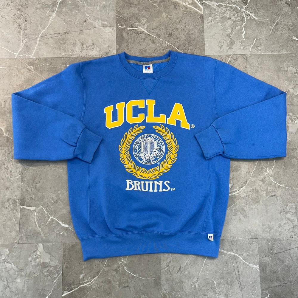 Vintage UCLA Bruins Sweatshirt Mens Medium Pullover Crewneck Los Angeles Blue